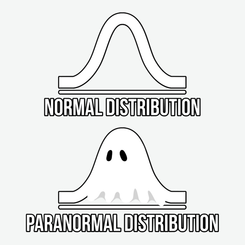 Halloween   Normal Distribution Paranormal Funny Math Long Sleeve T Sh Urban Heavy T-shirt | Artistshot