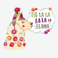 Fa La La La Llama Christmas Santa Urban Heavy T-shirt | Artistshot