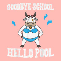 Goodbye School Hello Pool Last Day Of School Cow Urban Pullover Hoodie | Artistshot