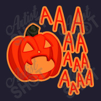 Screaming Pumpkin Seamless Cap | Artistshot