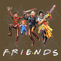 Horror Characters Friends Halloween Seamless Cap | Artistshot