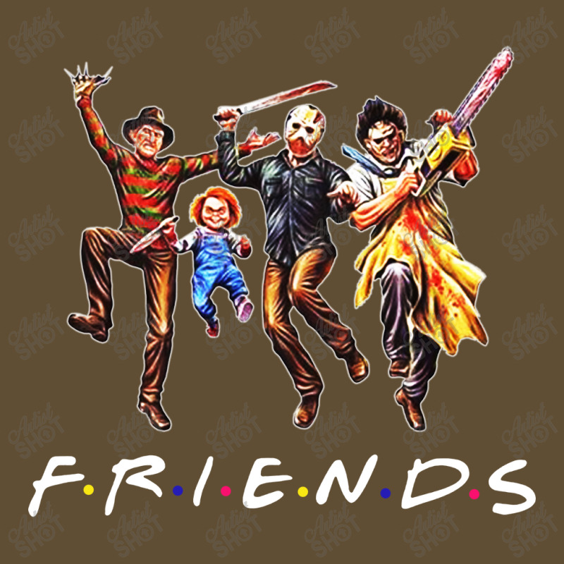 Horror Characters Friends Halloween Seamless Cap | Artistshot