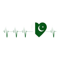 Pakistani Heartbeat I Love Pakistan Flag Heart Pulse Gift Bomber Jacket | Artistshot