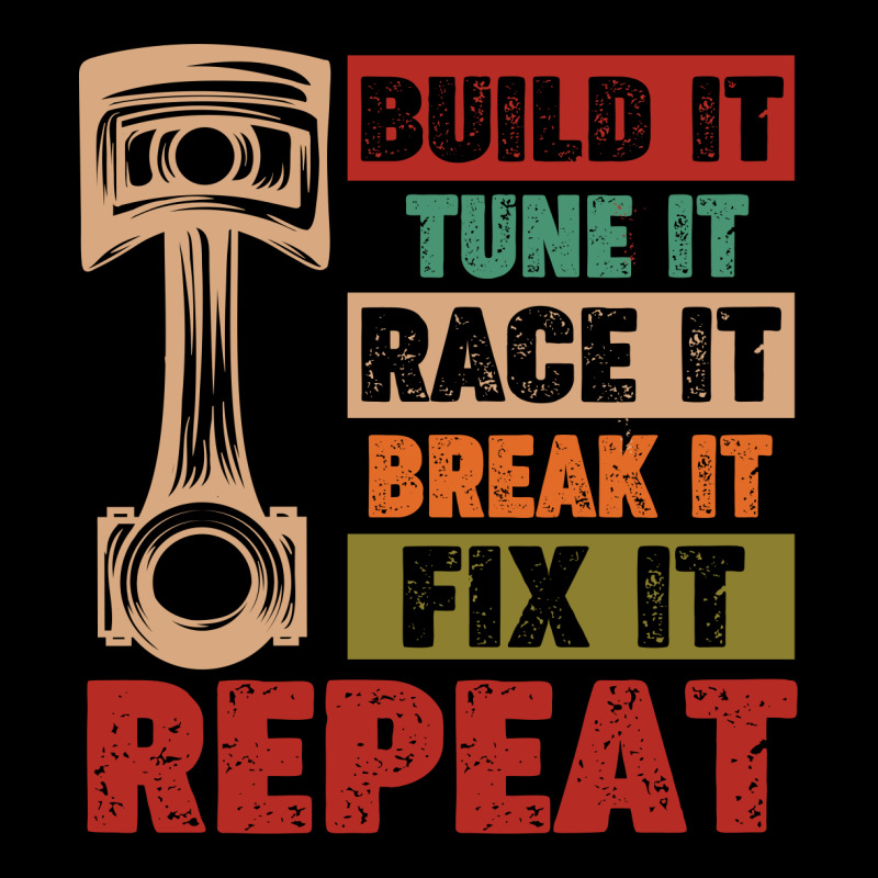 Mechanic Build It Tune It Race It Break It Fix It Repeat Retro Vintage Legging | Artistshot