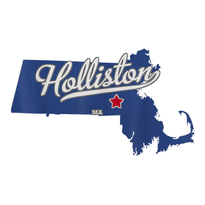 Holliston Massachusetts Ma Map Bomber Jacket | Artistshot