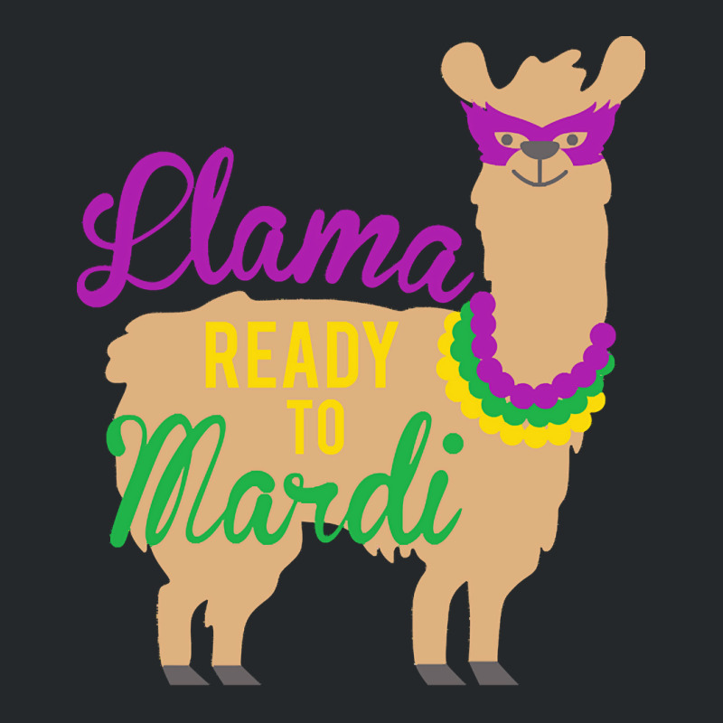 Mardi Gras T  Shirt Llama Ready To Mardi Gras Funny Llama Lover T  Shi Crewneck Sweatshirt | Artistshot