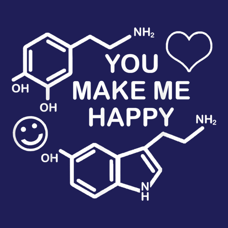 Dopamine Smile Serotonin Heart You Make Me Happy Shirts Beanie by Teemoney2 | Artistshot