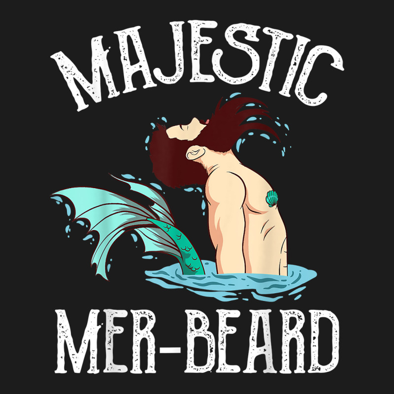 Majestic Mer-beard Funny Merman Manly Merman Beanie | Artistshot