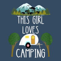 This Girl Loves Camping Rv Teardrop Trailer Camper Caravan Beanie | Artistshot