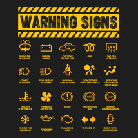 Mechanic Warning Signs Retro Vintage Classic T-shirt | Artistshot