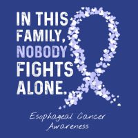 In This Family Nobody Fights Alone Esophageal Cancer Beanie | Artistshot