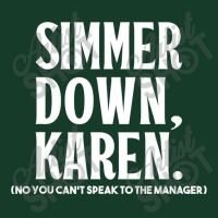 Simmer Down Karen You Can't Speak To Manager  Karen Slang Visor Hat | Artistshot