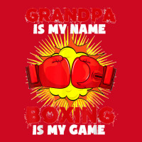 Grandpa Is My Name Boxing Is My Game Sport Fighting Boxer Pom Pom Beanie | Artistshot