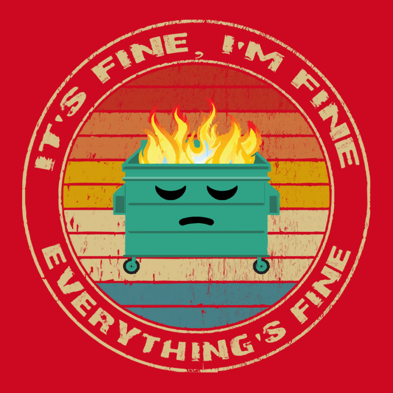 Its Fine Im Fine Everythings Fine T  Shirt It's Fine, I'm Fine, Everyt Pom Pom Beanie | Artistshot