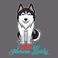 I Love My Siberian Husky For Lovers Of Huskies Premium Mesh Back Trucker Hat | Artistshot