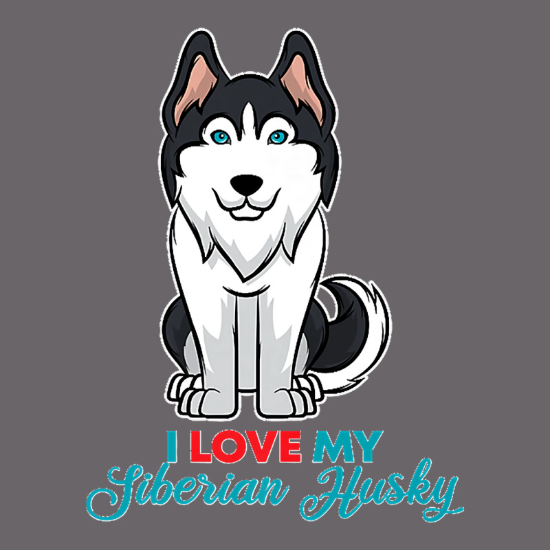 I Love My Siberian Husky For Lovers Of Huskies Premium Mesh Back Trucker Hat by WirtzRichard | Artistshot