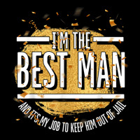 Mens Its My Job To Keep Him Out Of Jail Best Man Bachelor Party T Shir Mesh Back Trucker Hat | Artistshot