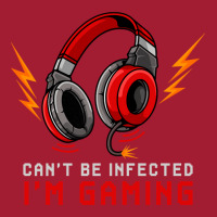 Can T Be Infected I M Gaming  Gamer Video Games Online Pullover Mesh Back Trucker Hat | Artistshot