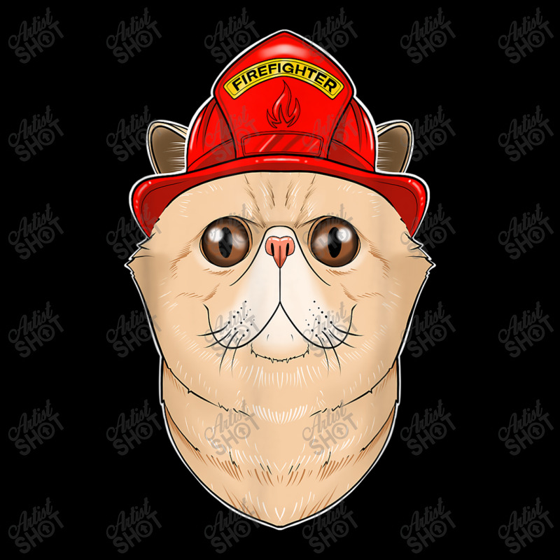 Cat Lover I Fireman Cat I Firefighter Exotic Shorthair Cat Adjustable Cap by Yuh2105 | Artistshot