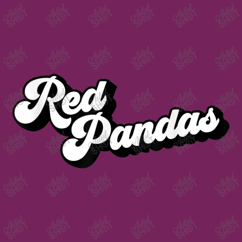 Red Pandas Vintage Retro Font Funny Tie Dyed Bucket Hat by Artist-Shannon | Artistshot