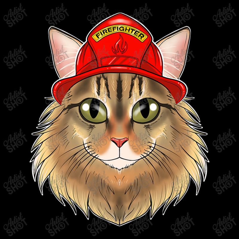 Cat Lover I Fireman Cat I Firefighter Siberian Cat Premium Adjustable Cap by Yuh2105 | Artistshot