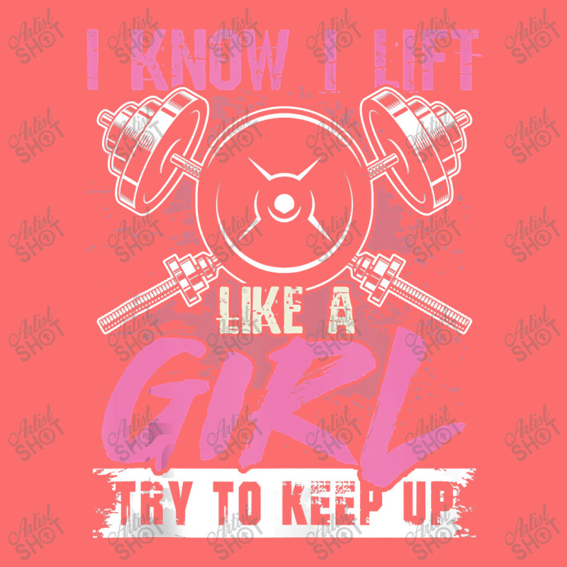 I Know I Lift Like A Girl Try To Keep Up  Gym Gift Snapback Trucker Cap | Artistshot