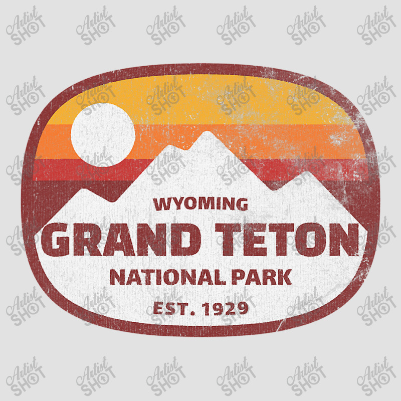 Vintage Grand Teton National Park   Distressed Foam Trucker Hat | Artistshot