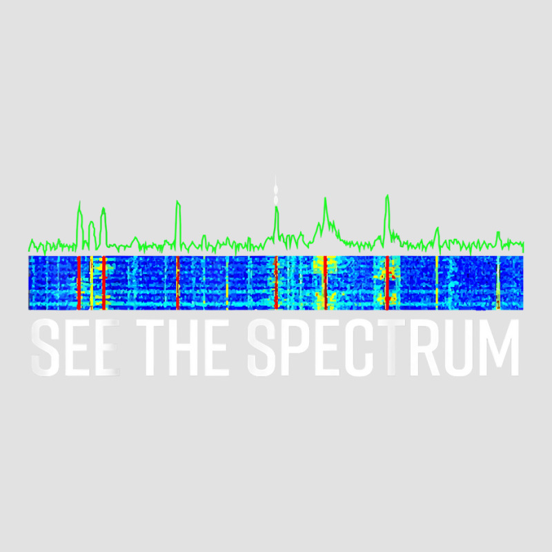 See The Spectrum Analyzer Waterfall Display Funny Ham Radio T Shirt Foam Trucker Hat by goveteman | Artistshot