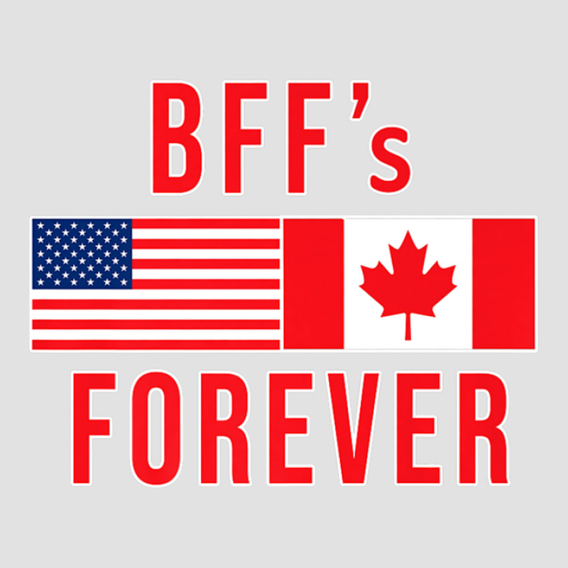 Canada Usa Flags Bffs Foam Trucker Hat by DiyaBarry | Artistshot