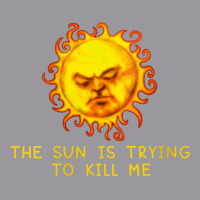 Womens The Sun Is Trying To Kill Me   Sarcastic Computer Nerd Joke V N Adjustable Baseball Cap | Artistshot