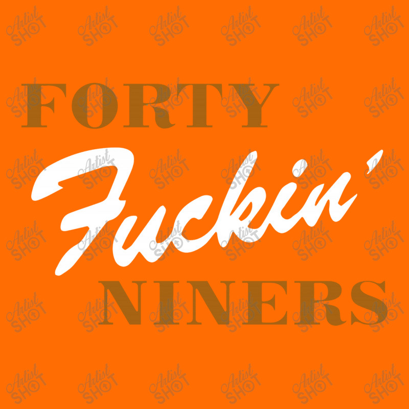 Forty Fuckin' Niners Art Adjustable Baseball Cap by JaralloArt | Artistshot