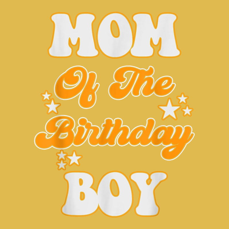 Mom Of The Birthday Boy Funny Mother Mama Family Matching T Shirt Dyed Cap | Artistshot