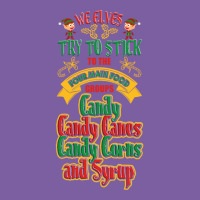 Elves Stick Four Main Groups Candy Canes Corns Syrup T Shirt Dyed Cap | Artistshot