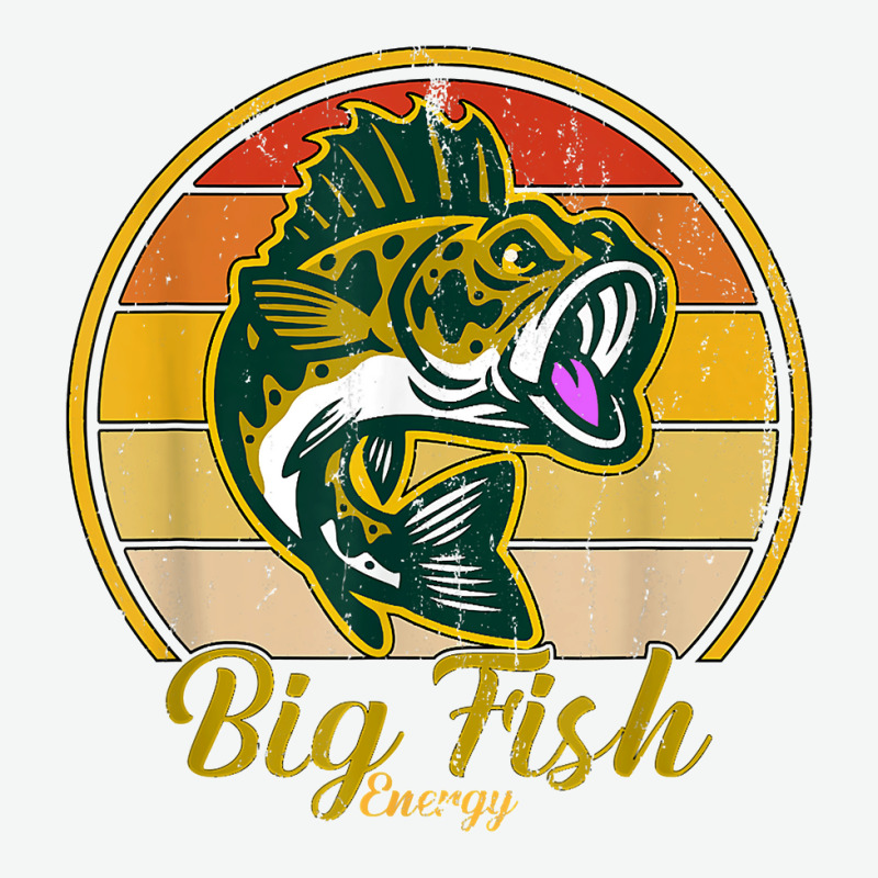 Mens Big Fish Energy Fishing Gifts For Men Dads Urban Heavy T-shirt | Artistshot