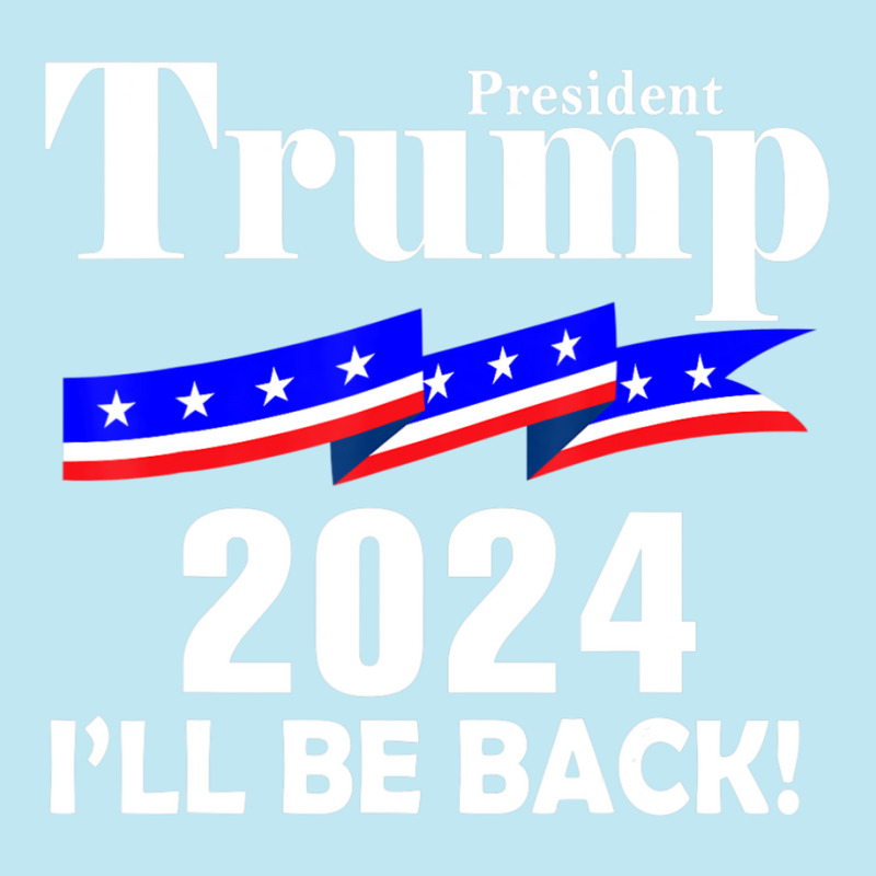 President Trump 2024 I'll Be Back Urban Heavy T-shirt by cm-arts | Artistshot