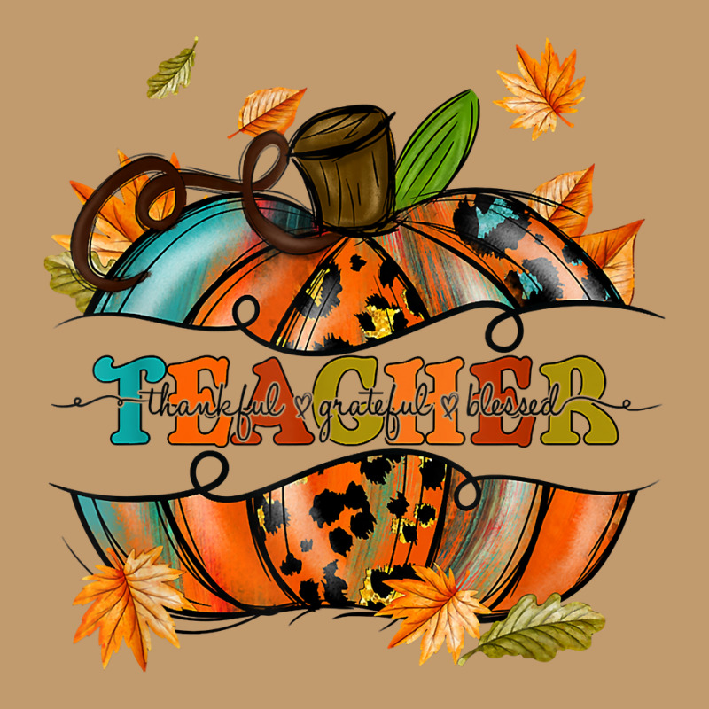 Autumn Fall Outfit Teacher Thankful Grateful Blessed Pumpkin T Shirt Urban Heavy T-shirt by hapusajehae | Artistshot