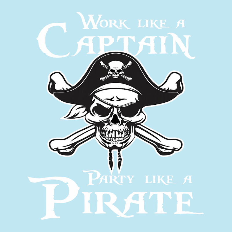 Work Like A Captain, Party Like A Pirate Classic Graphic Urban Pullover Hoodie by cm-arts | Artistshot