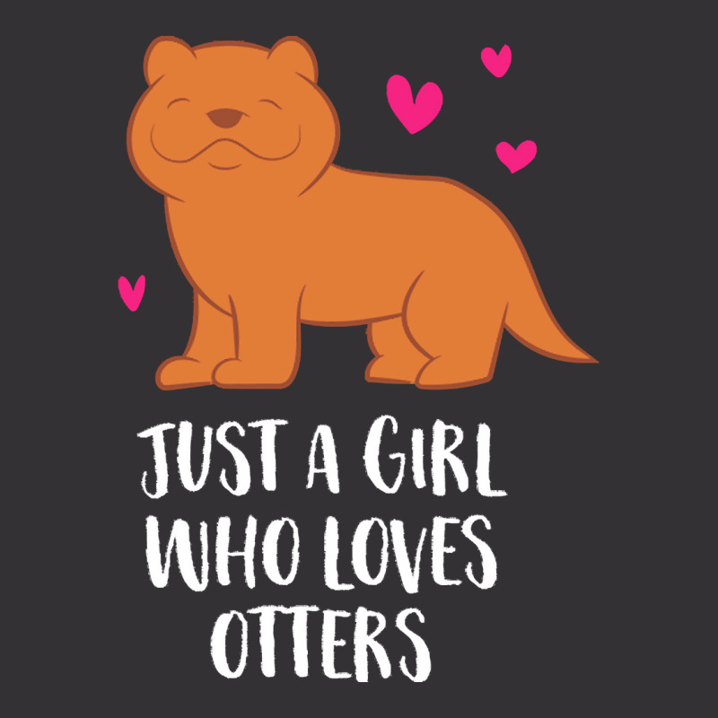 Otter T  Shirt Just A Girl Who Loves Otters T  Shirt Vintage Hoodie And Short Set | Artistshot