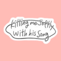 Killing Me Softly With His Song Stalking Bubble Quote Urban Pullover Hoodie | Artistshot