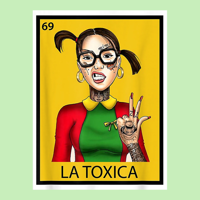 Mexican La Tóxica Lottery Card Funny Tattoos Girls Vintage T Shirt Urban Pullover Hoodie by cm-arts | Artistshot