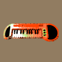 Retro Red Keyboard Synthesiser - Glitchy Mix Leatherette Tumbler | Artistshot