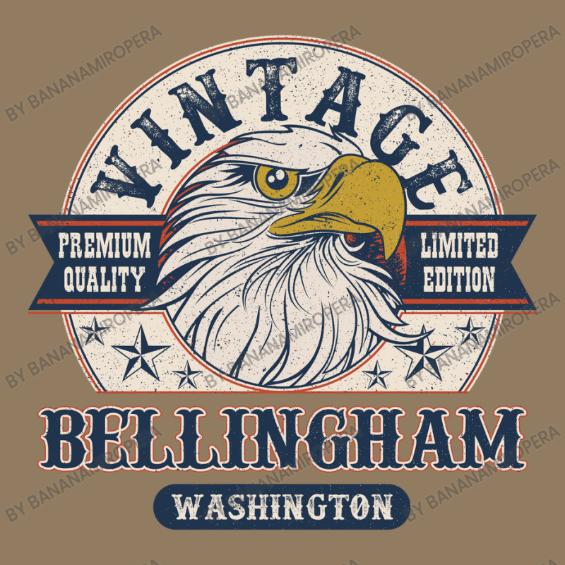 Retro Bald Eagle Bellingham Washington Vintage Limited Edition Leatherette Tumbler | Artistshot