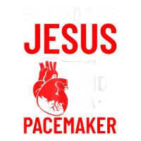 Saved By Jesus And A Pacemaker Heart Disease Awareness Funny T Shirt Bomber Jacket | Artistshot