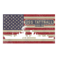 Uss Tattnall Ddg-19 Destroyer Ship Usa American Flag Bomber Jacket | Artistshot