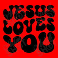 Vintage Retro Jesus Loves You Christian Bomber Jacket | Artistshot