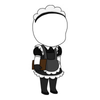 Slenderman Maid Chibi Bomber Jacket | Artistshot