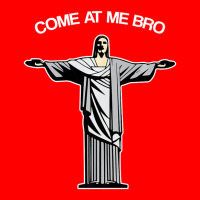 Come At Me Bro Funny Jesus Bomber Jacket | Artistshot