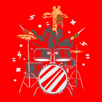 Giraffe Drummer Instrumentalist Gift Bomber Jacket | Artistshot