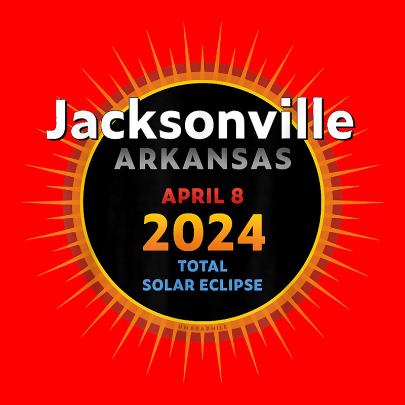 Jacksonville Arkansas Ar Total Solar Eclipse 2024  2  T Shirt Bomber Jacket by cm-arts | Artistshot