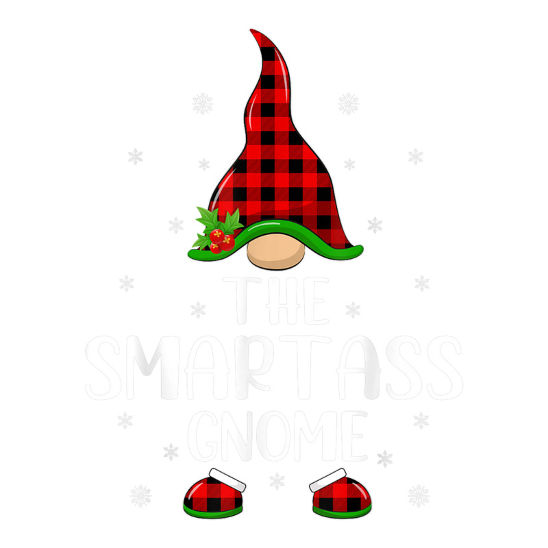 Matching Family Buffalo Plaid The Smartass Gnome Christmas T Shirt Bomber Jacket | Artistshot